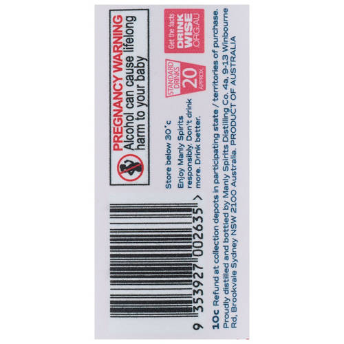 Nutrients 1, Mum Pink Gin 700ml