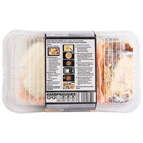 Front shot 2, Sticky Thai Style RSPCA Approved Chicken Rice Bowl Meal Kit 785g