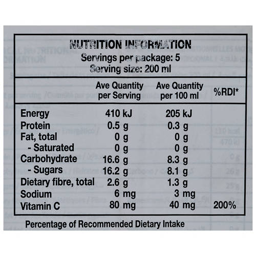 Nutrients 1, Guava Juice 1L