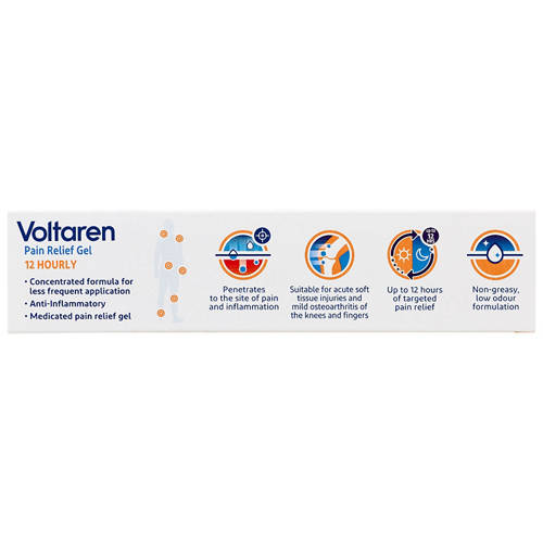Front shot 3, Voltaren 2% Pain Relief Gel 30g