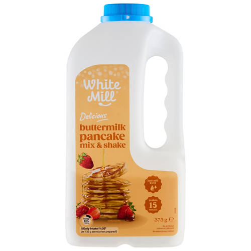 Front shot 2, Buttermilk Pancake Mix & Shake 375g