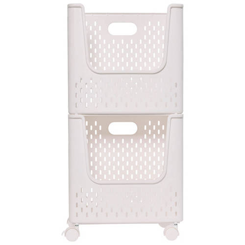Front shot 2, 2 Tier Storage Baskets