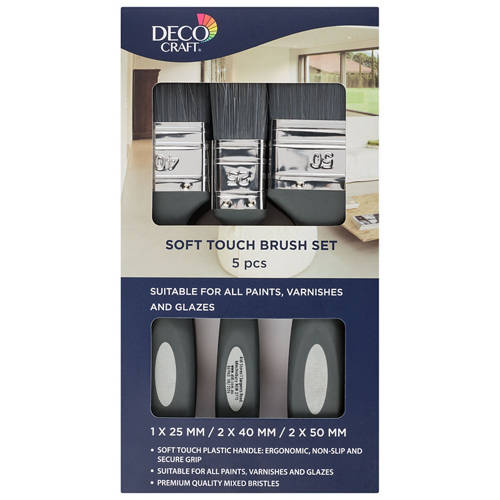 Front shot 2, Soft Touch Brush Set 5pc