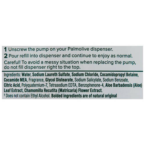 Ingredients 1, Liquid Hand Soap Refill 1L