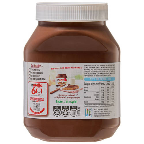 Front shot 3, Nutella 900g