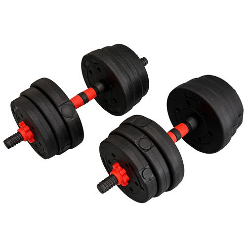 Front shot 3, 2 in 1 Barbell and Dumbbell Set