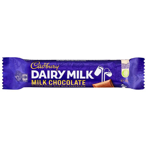 Front shot 2, Dairy Milk Chocolate Bar 45g
