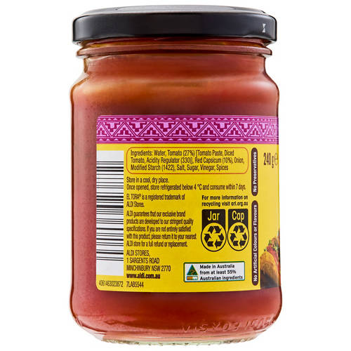 Front shot 3, Taco Sauce 240g