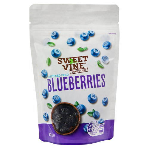 Dried Blueberries 90g Product Image Front shot 01