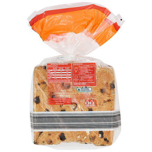 Front shot 2, Mini Fruit Hot Cross Buns 9 Pack 450g