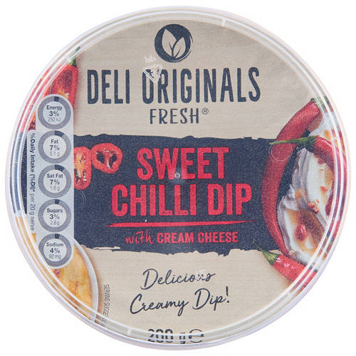 Front shot 2, Deli Originals Fresh Sweet Chilli Dip 200g