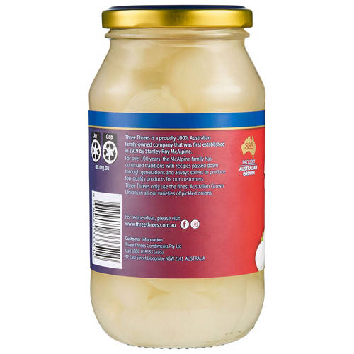 Front shot 3, Australian Pickled Onions 520g