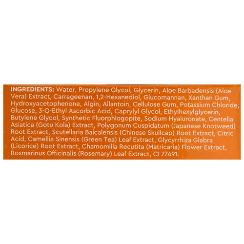 Ingredients 1, Hydrogel Under Eye Mask 30 pairs / 60 Pack