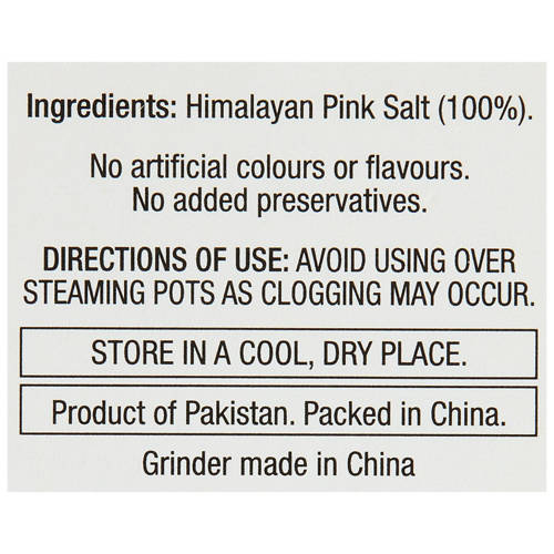Front shot 3, XXL Grinder - Himalayan Pink Salt 285g