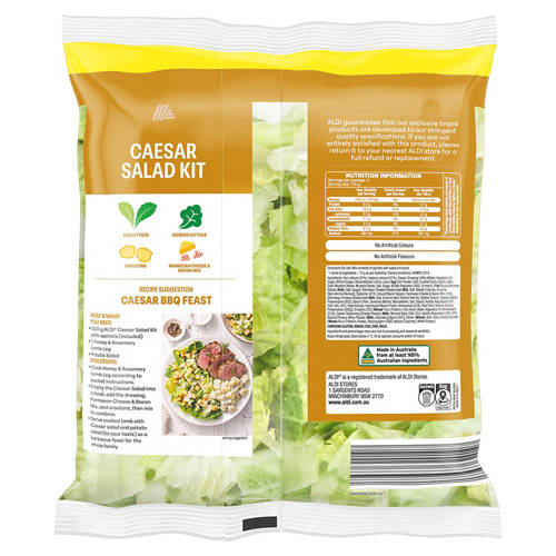 Front shot 2, Family Caesar Salad Kit