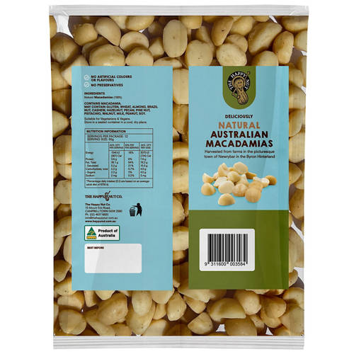Front shot 2, Natural Australian Macadamias 600g