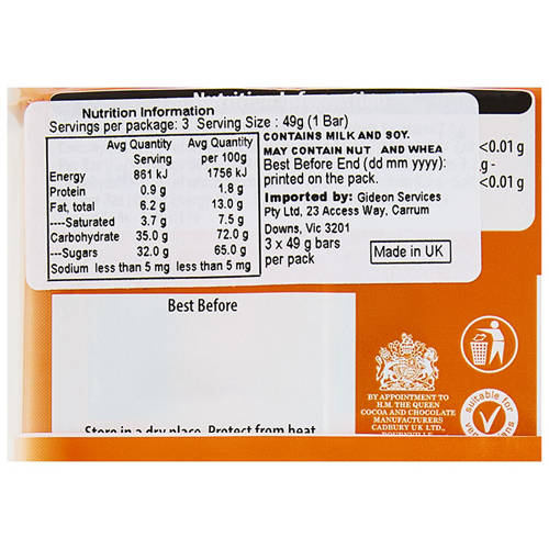 Nutrients 1, Orange Cream 3 Pack 49g