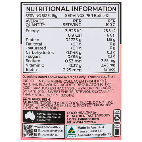 Nutrients 1, HTC Collagen Powder