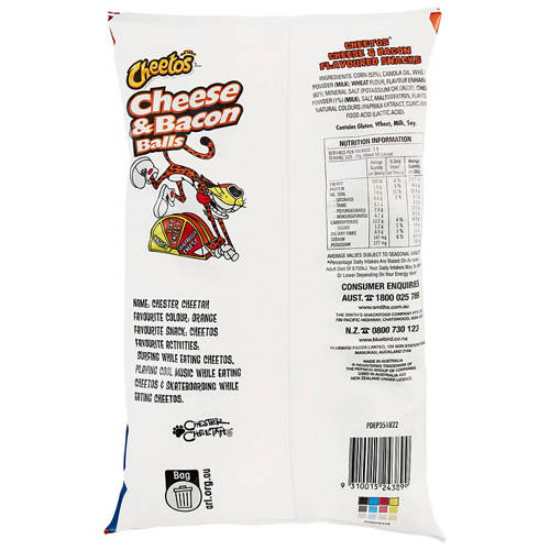Front shot 2, Cheese & Bacon Balls 190g