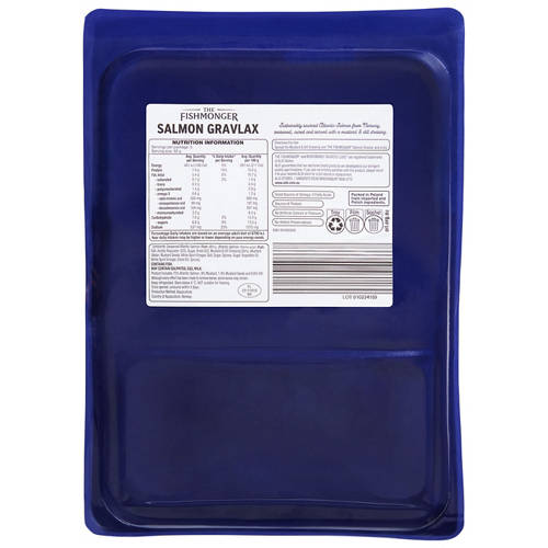 Front shot 2, Salmon Gravlax 250g