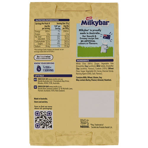 Front shot 3, Milkybar Cookie Chunks Loaded Eggs 200g