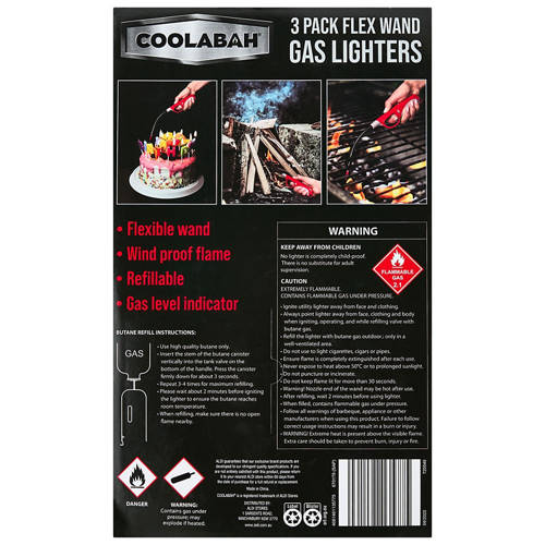 Front shot 2, Gas Lighters 3 Pack