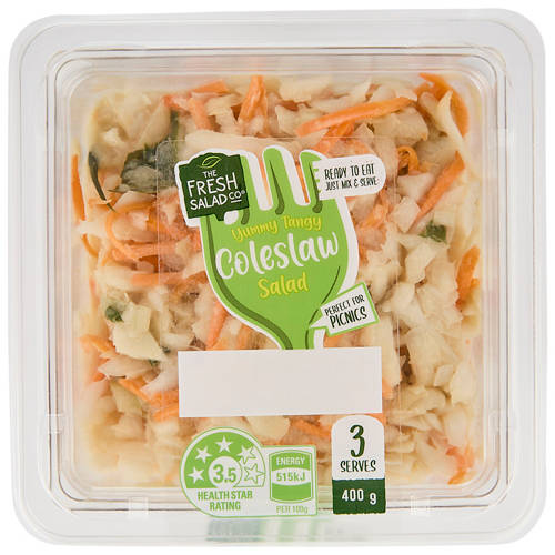 Front shot 4, Coleslaw Salad 400g