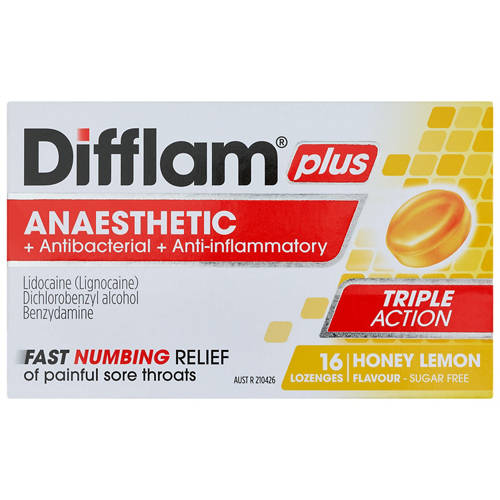Front shot 2, Anaesthetic Lozenges 16 Pack