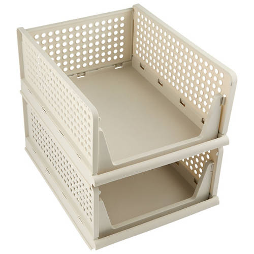 Front shot 2, Collapsible Clothing Storage 2 Pack