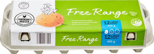 Front shot 2, Free Range Eggs 600g