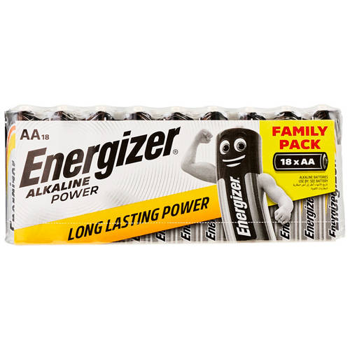 Front shot 2, One Touch Family Box AA Batteries 18 Pack