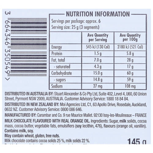 Nutrients 1, Chocolate Orange 145g