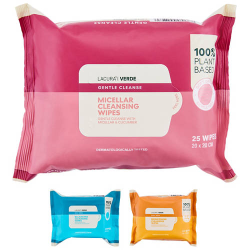 Group 1, Assorted Verde Cleansing Wipes 25 Pack