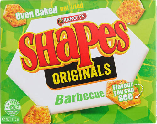 Front shot 2, Shapes Barbecue 175g