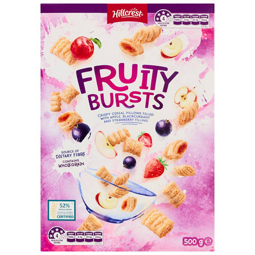 Front shot 2, Fruity Bursts Cereal 500g