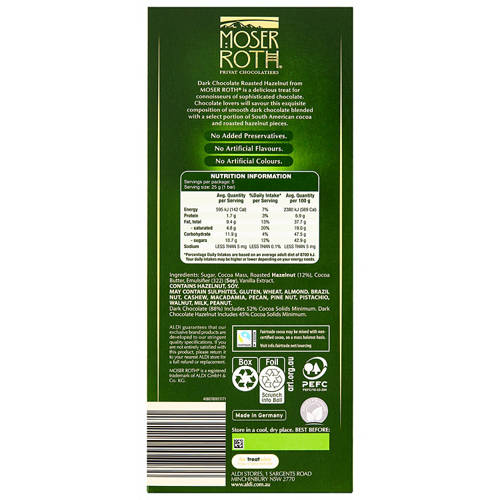 Front shot 2, Dark Roasted Hazelnut 5 Pack 125g
