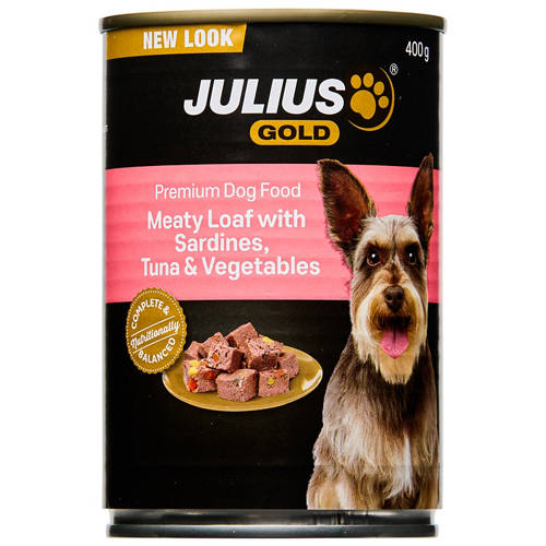 Front shot 2, Meaty Loaf with Sardines Tuna and Vegetable Flavour Dog Food 400g