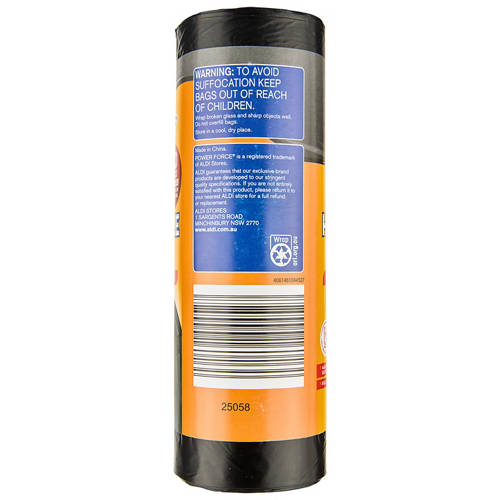 Front shot 2, Handle Tie Garbage Bags 20 Pack