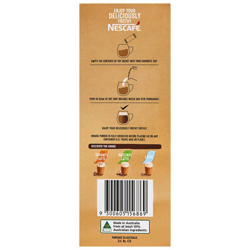 Front shot 4, Cappuccino Latte Coffee Sachets 26 Pack 325g