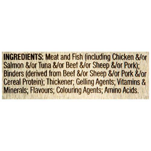 Ingredients 1, Assorted Cat Food 75g