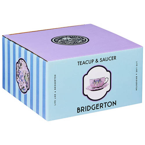 Front shot 2, Bridgerton Tea Cup & Saucer