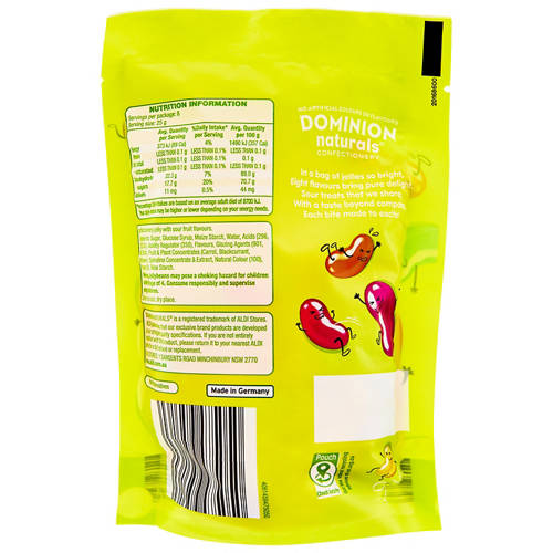 Front shot 2, Jelly Beans Sour 200g