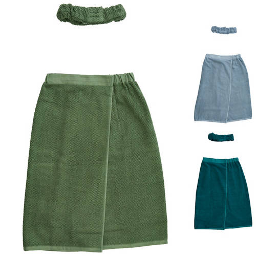 Group 1, Spa Wrap Towel and Headband Set