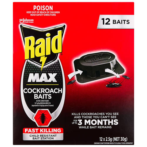 Front shot 2, Cockroach Baits 12 Pack