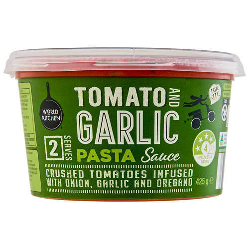 Front shot 2, Fresh Tomato & Garlic Pasta Sauce 425g