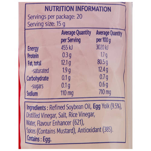 Nutrients 1, Mayonnaise 300g