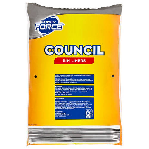 Front shot 2, Council Bin Liners 10 Pack