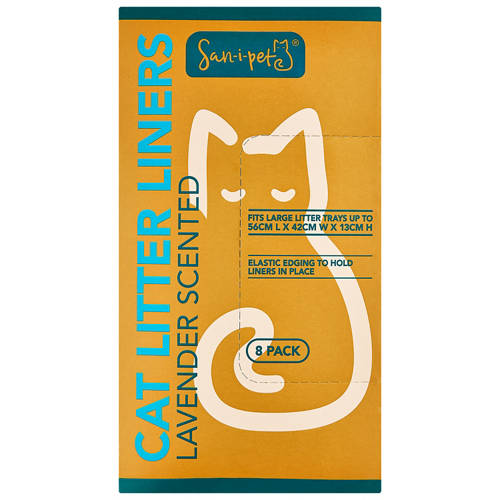 Front shot 2, Cat Litter Liners 8 Pack