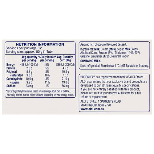 Nutrients 1, Marvellicious Chocolate Mousse 12 Pack 50g