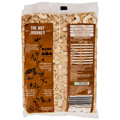 Front shot 2, Dry Roasted Cashews 1kg